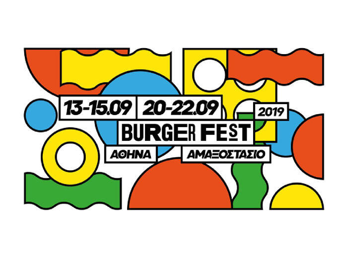 poster that says 'Burger Fest 2019'