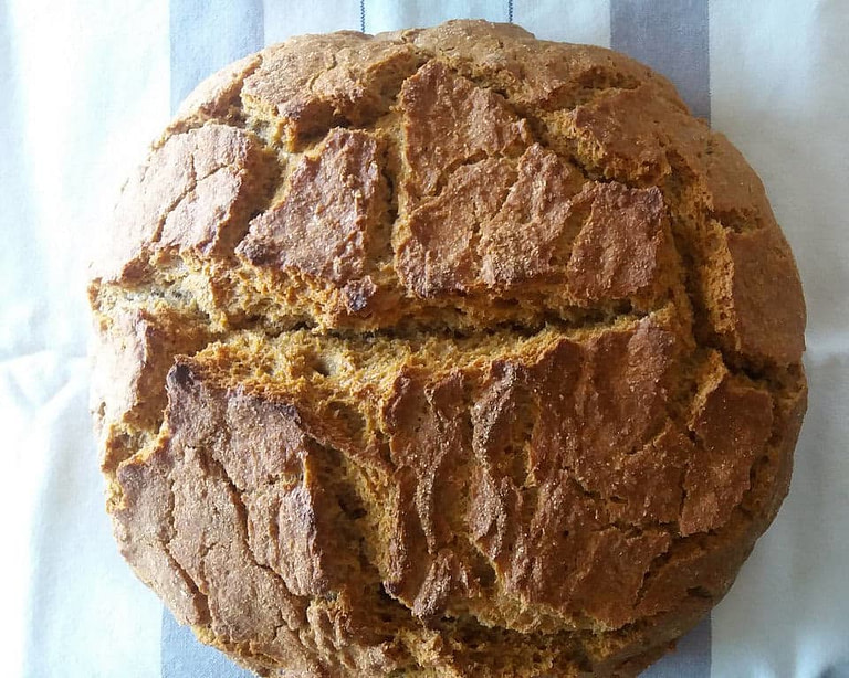 round whole wheat bread from 'The Trinity Farm'